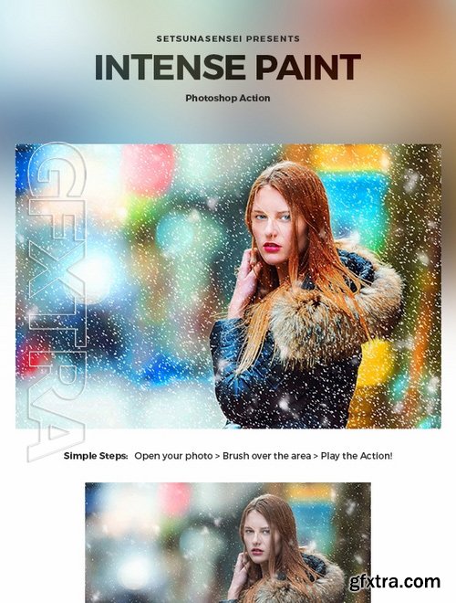 GraphicRiver - Intense Paint Photoshop Action 17123917