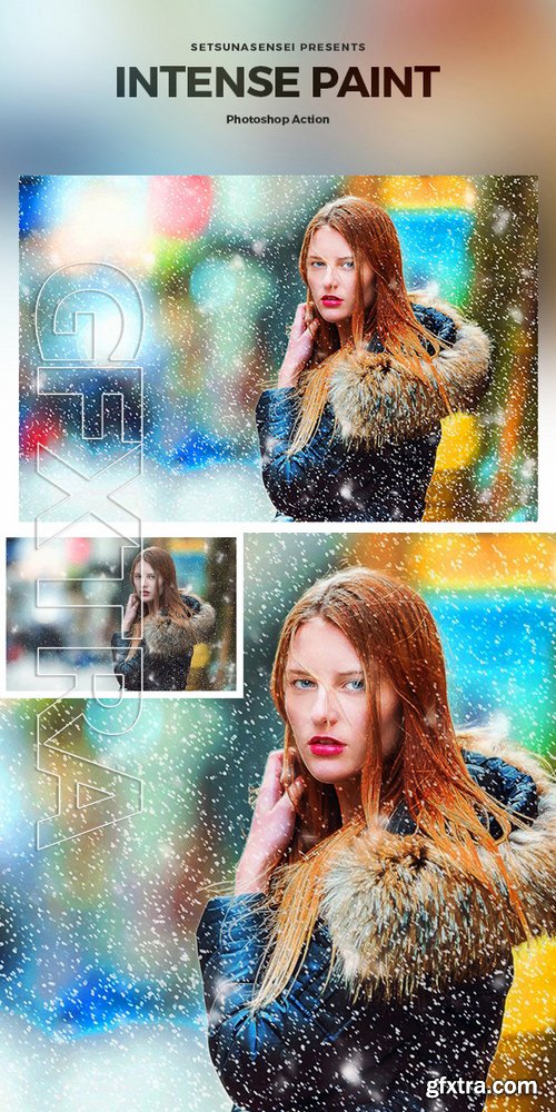 GraphicRiver - Intense Paint Photoshop Action 17123917