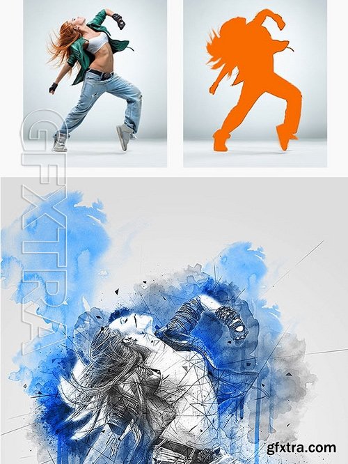 GraphicRiver - Pure Art Photoshop Action 17170951