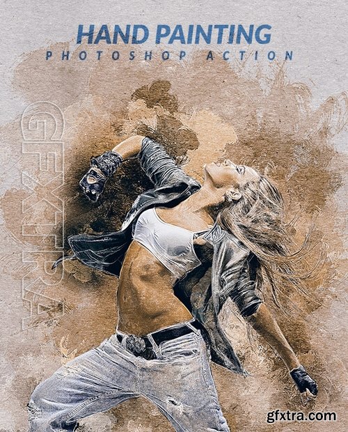 GraphicRiver - Hand Painting Photoshop Action 17128579