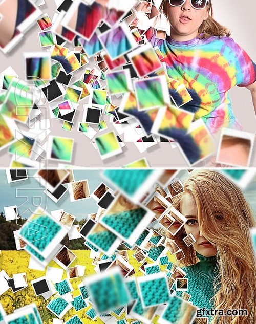 GraphicRiver - Polaroid Dispersion Photoshop Action 17109306