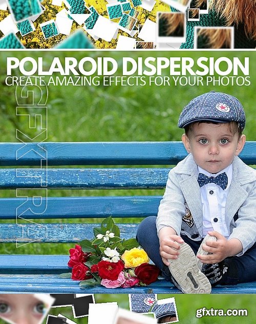 GraphicRiver - Polaroid Dispersion Photoshop Action 17109306