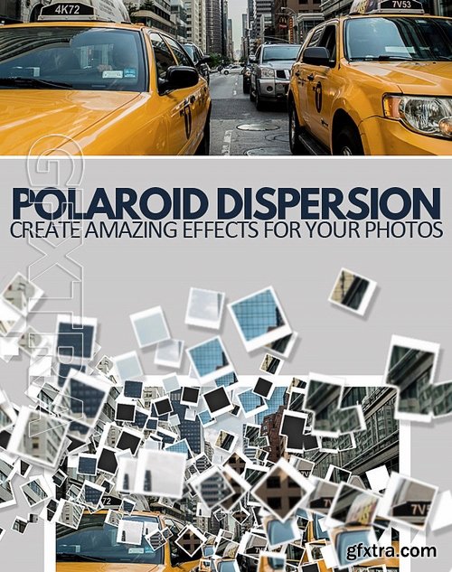 GraphicRiver - Polaroid Dispersion Photoshop Action 17109306