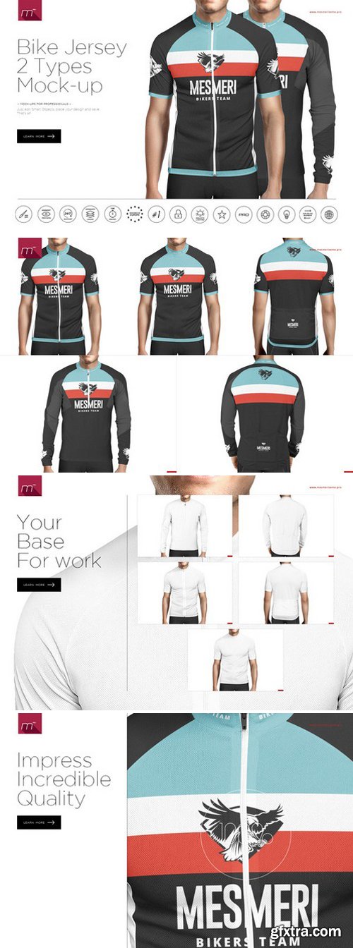 CM - Bike Jersey 2 Types Mock-up 446333