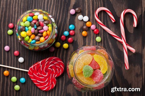 Sweets, Candies & Cakes - 27xUHQ JPEG