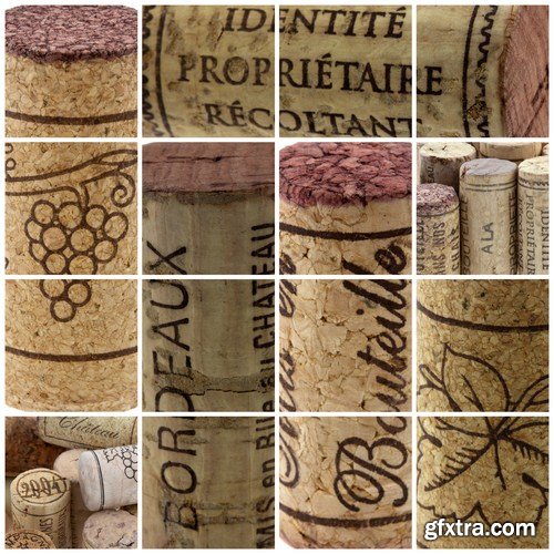 Background of wine corks 7X JPEG