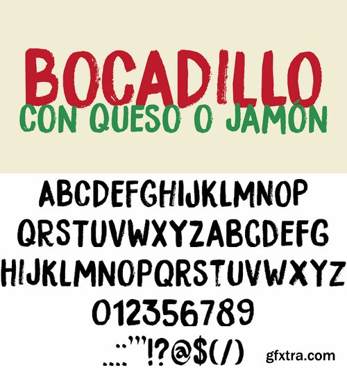 DK Bocadillo font