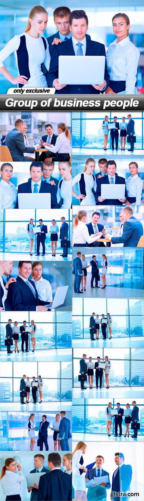 Group of business people - 16 UHQ JPEG