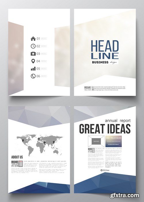 Business Templates for Brochure & Flyer 3 - 25xEPS