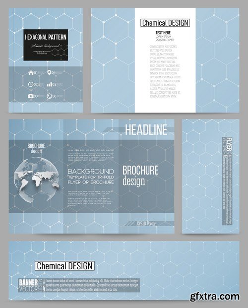 Business Templates for Brochure & Flyer 3 - 25xEPS