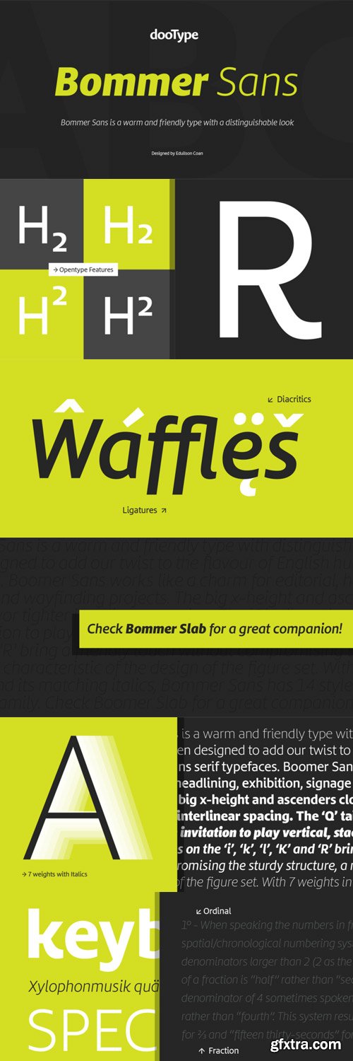 Bommer Sans Font Family $100