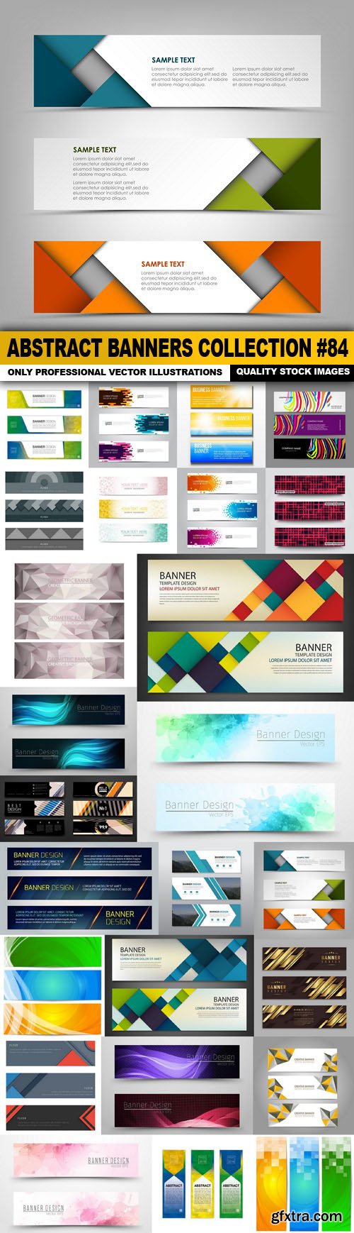 Abstract Banners Collection #84 - 26 Vectors