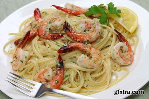 Pasta with seafood - 6 UHQ JPEG