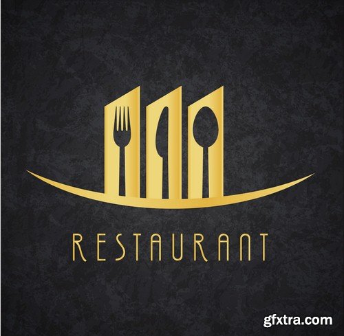 Restaurant logo - 8 EPS