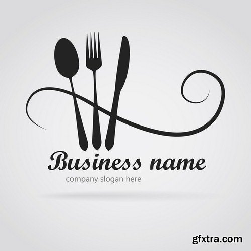 Restaurant logo - 8 EPS