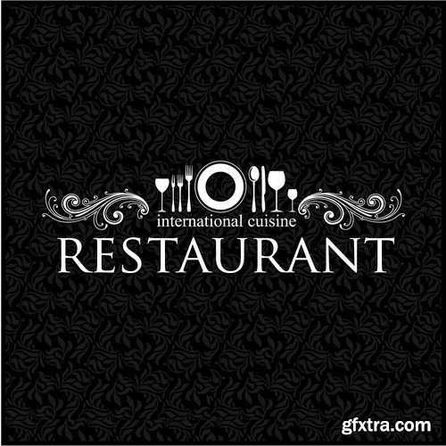 Restaurant logo - 8 EPS