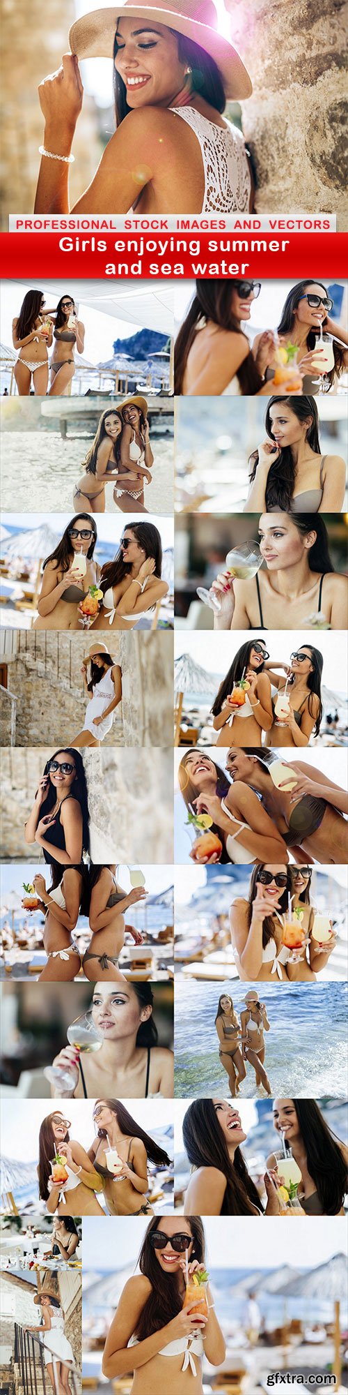 Girls enjoying summer and sea water - 20 UHQ JPEG