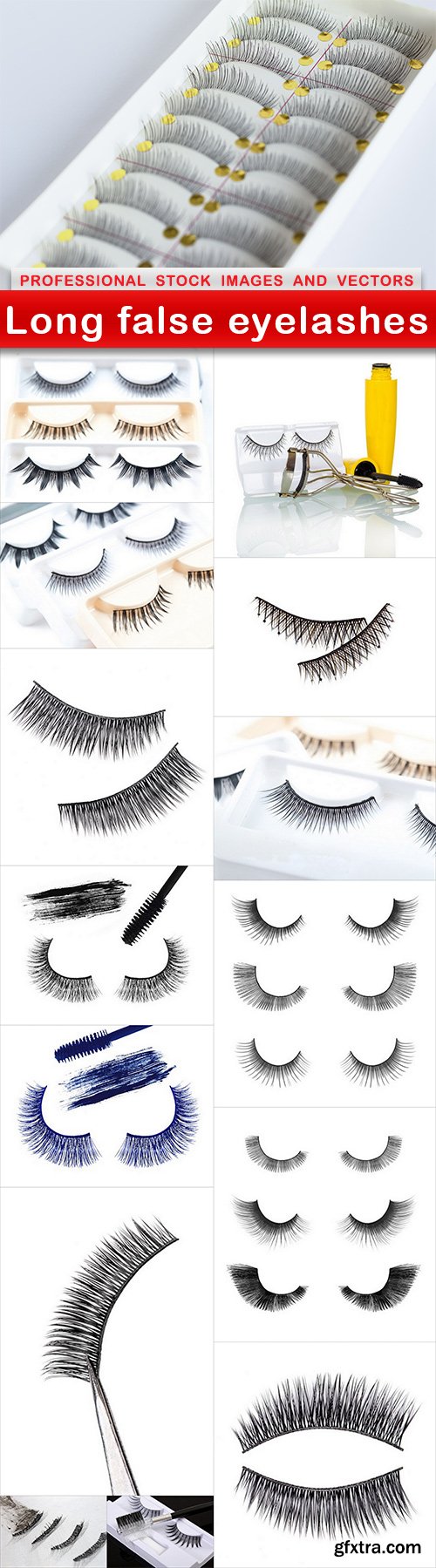 Long false eyelashes - 15 UHQ JPEG