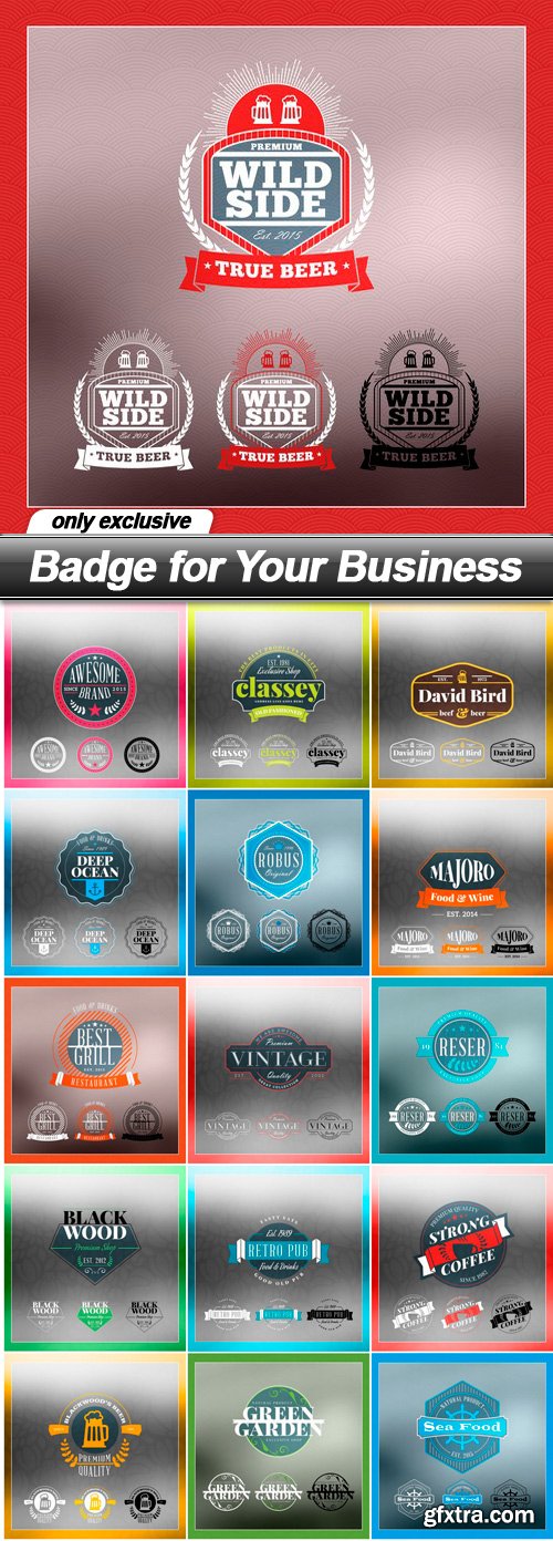 Badge for Your Business - 16 EPS