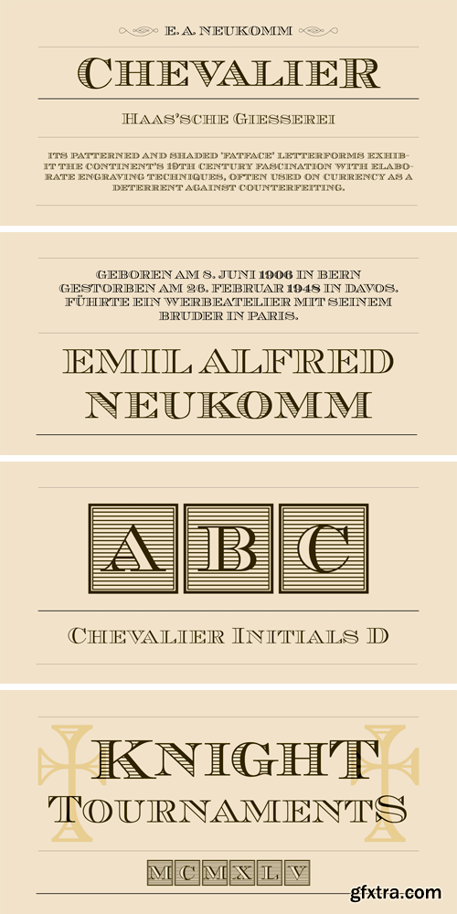 Chevalier Font Family