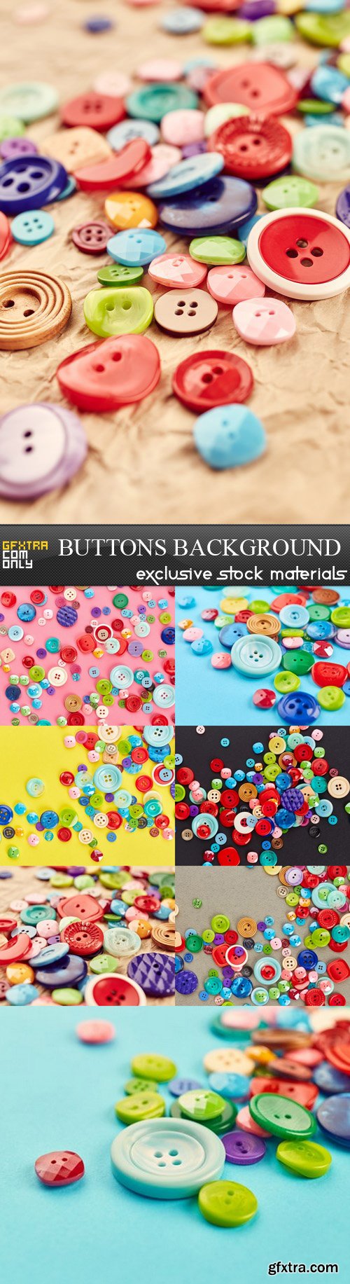 Buttons Background - 8 UHQ JPEG