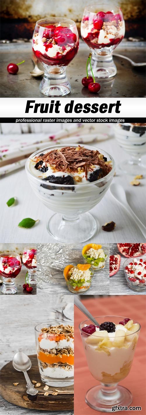 Fruit dessert - 6 UHQ JPEG