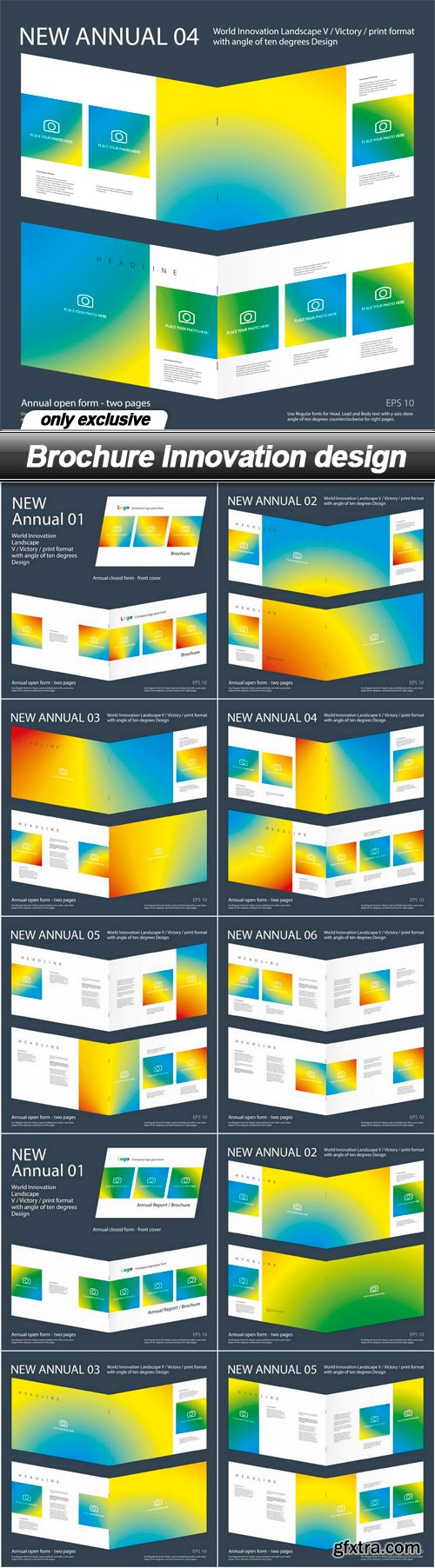 Brochure Innovation design - 11 EPS