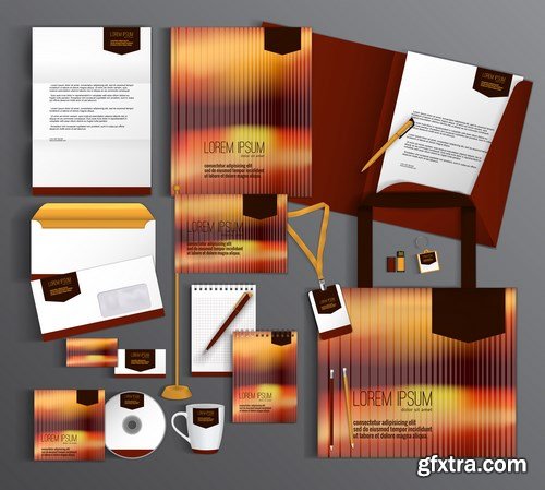 Corporate Identity Templates & Brochures 7 - 12xEPS