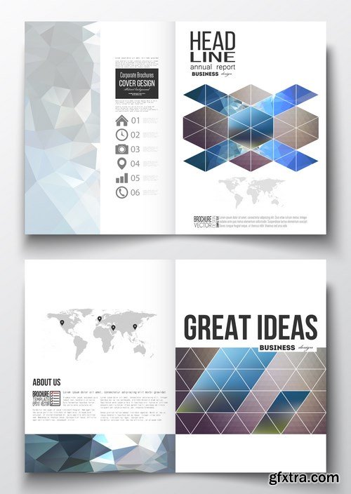 Business Templates for Brochure & Flyer 3 - 25xEPS