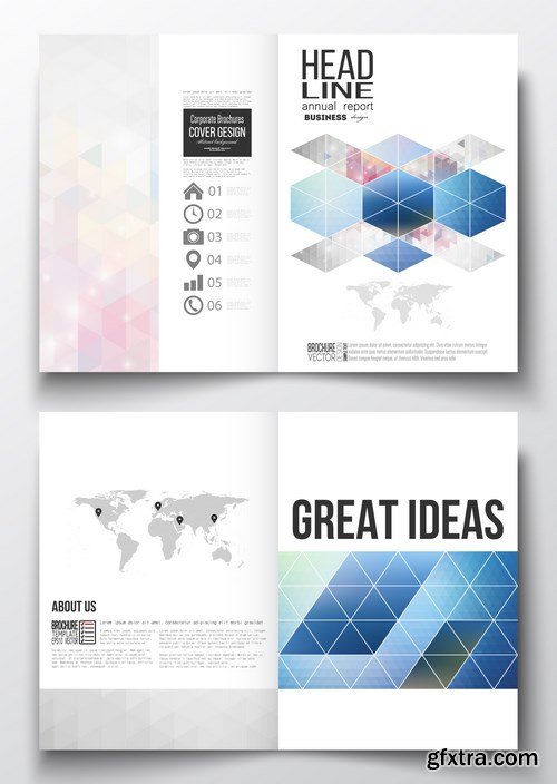 Business Templates for Brochure & Flyer 3 - 25xEPS