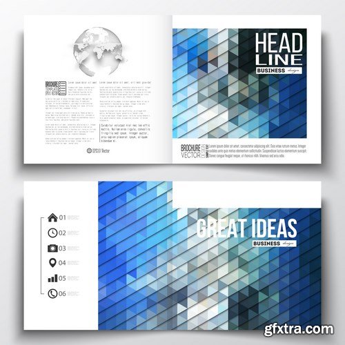 Business Templates for Brochure & Flyer 3 - 25xEPS