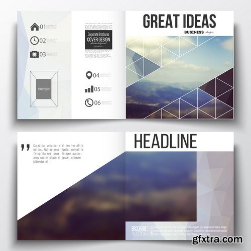 Business Templates for Brochure & Flyer 3 - 25xEPS