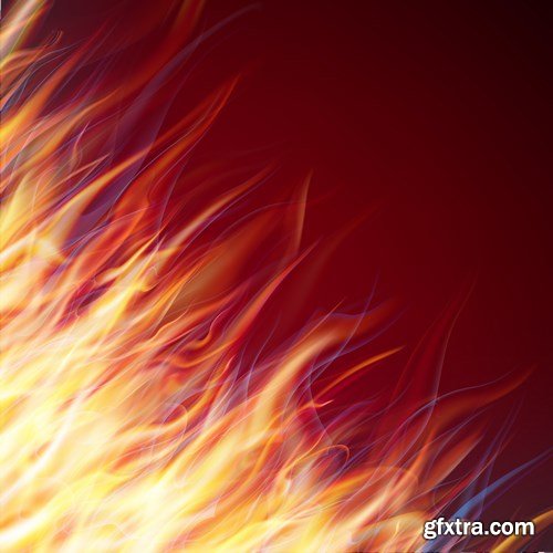 Fire Vector Design Elements - 25xEPS