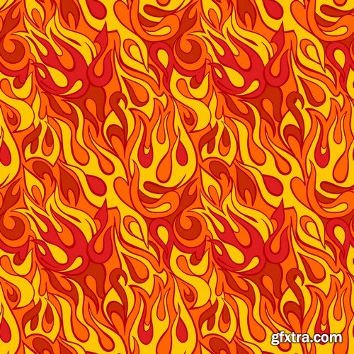 Fire Vector Design Elements - 25xEPS