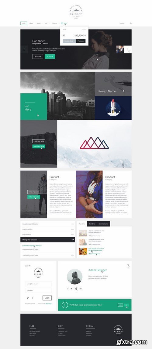 CM - K2 | Multipurpose Template 450259