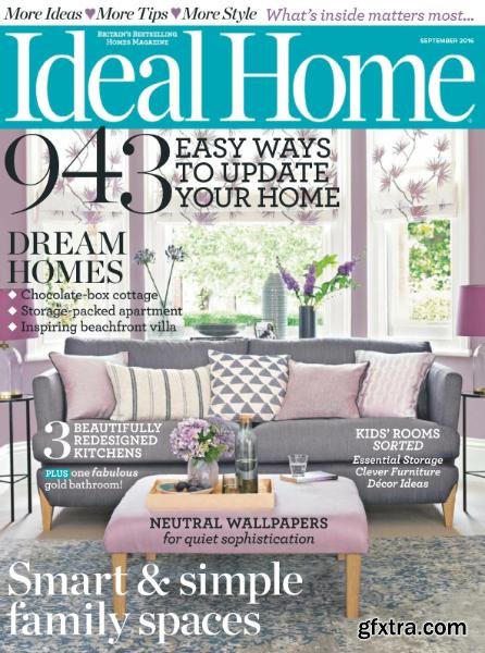 Ideal Home UK - September 2016