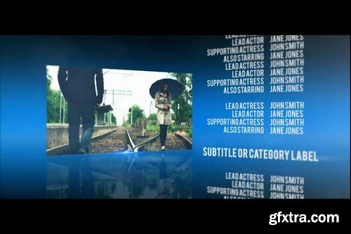 MotionVFX - Closing Credits Template for Adobe After Effects