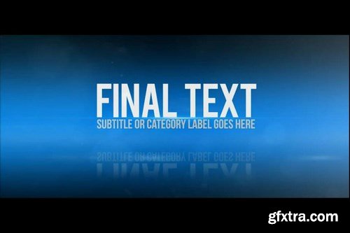 MotionVFX - Closing Credits Template for Adobe After Effects