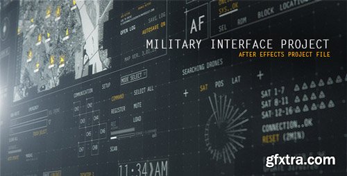 Videohive - HUD Military Interface Project - 12586082