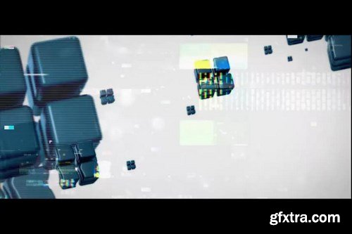 MotionVFX - Futuristic Cubes Template for Adobe After Effects