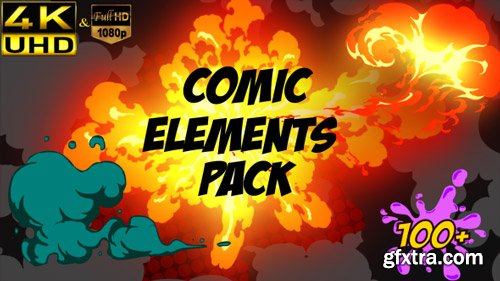 Videohive - Comic Element Pack - 16933861