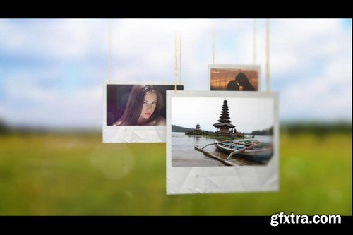 MotionVFX - Hanging Polaroids Template for Adobe After Effects