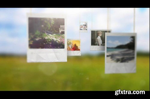 MotionVFX - Hanging Polaroids Template for Adobe After Effects