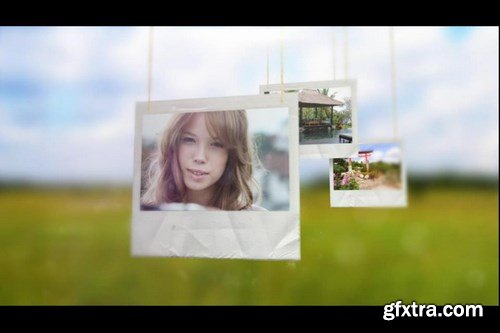 MotionVFX - Hanging Polaroids Template for Adobe After Effects