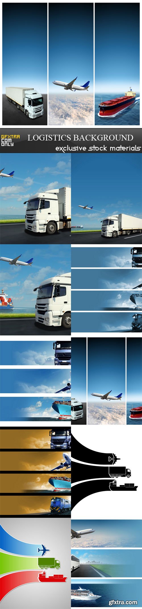 Logistics background,10 UHQ JPEG