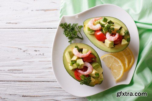 Stuffed avocado - 6 UHQ JPEG