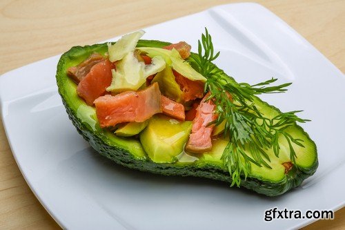 Stuffed avocado - 6 UHQ JPEG