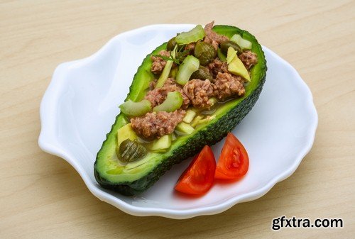 Stuffed avocado - 6 UHQ JPEG