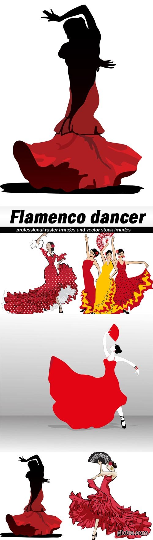 Flamenco dancer - 5 EPS