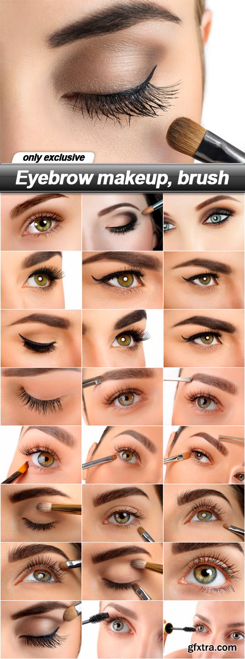 Eyebrow makeup, brush - 25 UHQ JPEG